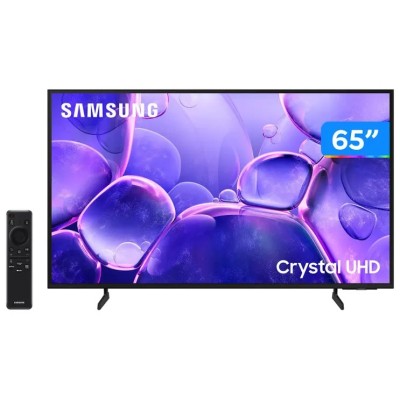 Smart TV 65" Samsung 4K UHD Crystal UHD Tizen Bixby 3 HDMI