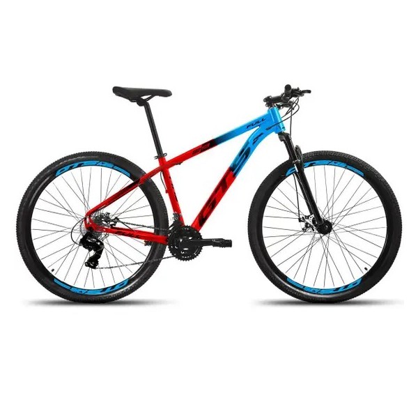 Bicicleta Aro 29 GTS Full 21 Marchas Câmbios Shimano