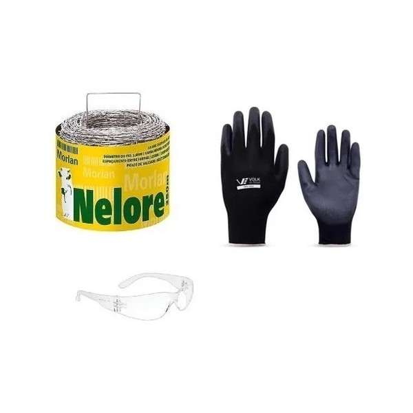 Arame Farpado Nelore Forte Resistente 250m Morlan